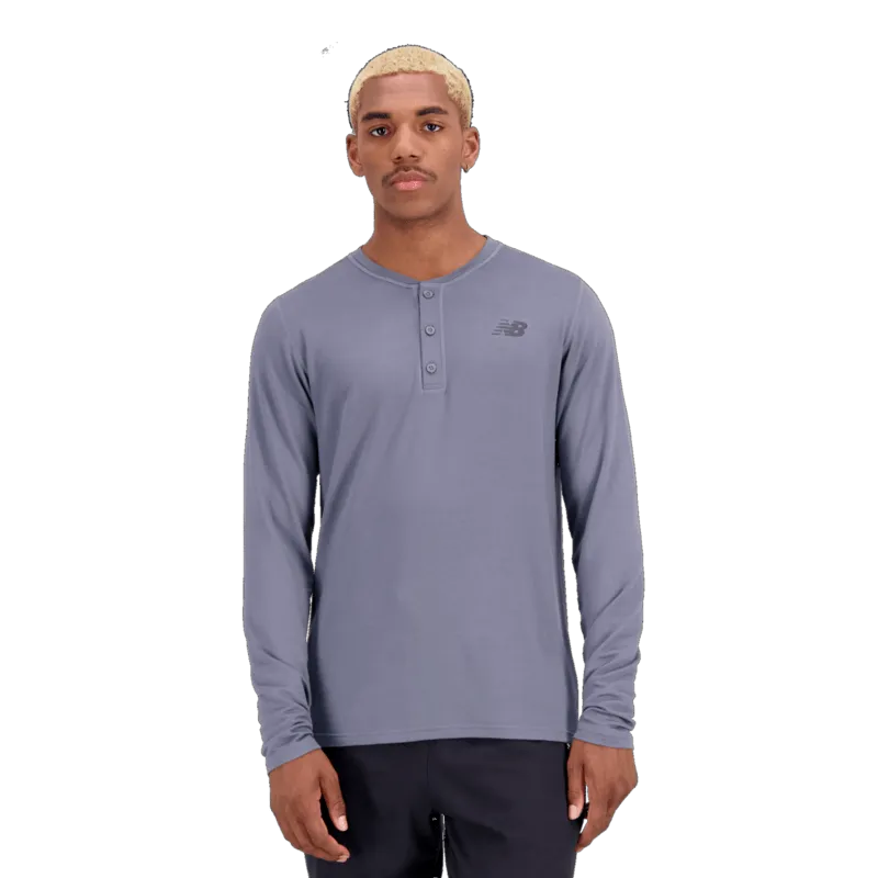 New Balance Men's Baseball Henley