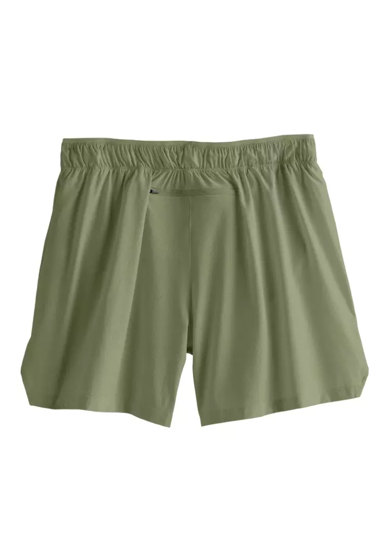 New Balance New Balance Mens RC Short 5" - Dark Olivine