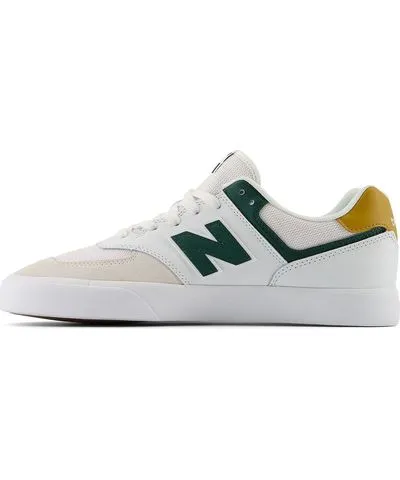 New Balance Numeric 574 Vulc 'White Nightwatch Green'