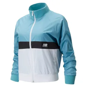 New Balance Women's Athletics Archive Run Wind Jacket - Wax Blue