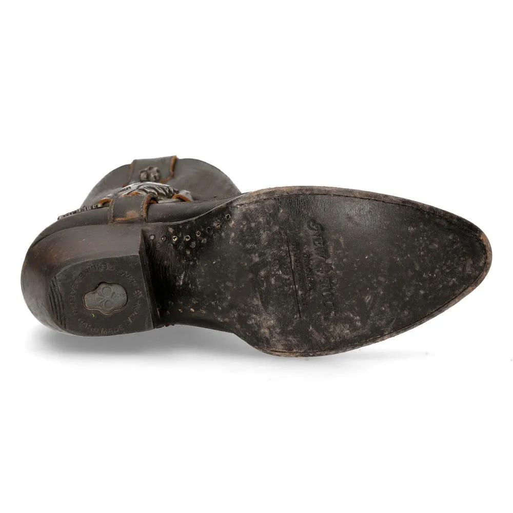 NEW ROCK - WSTM005-S2 - Western Style Pointed Boots