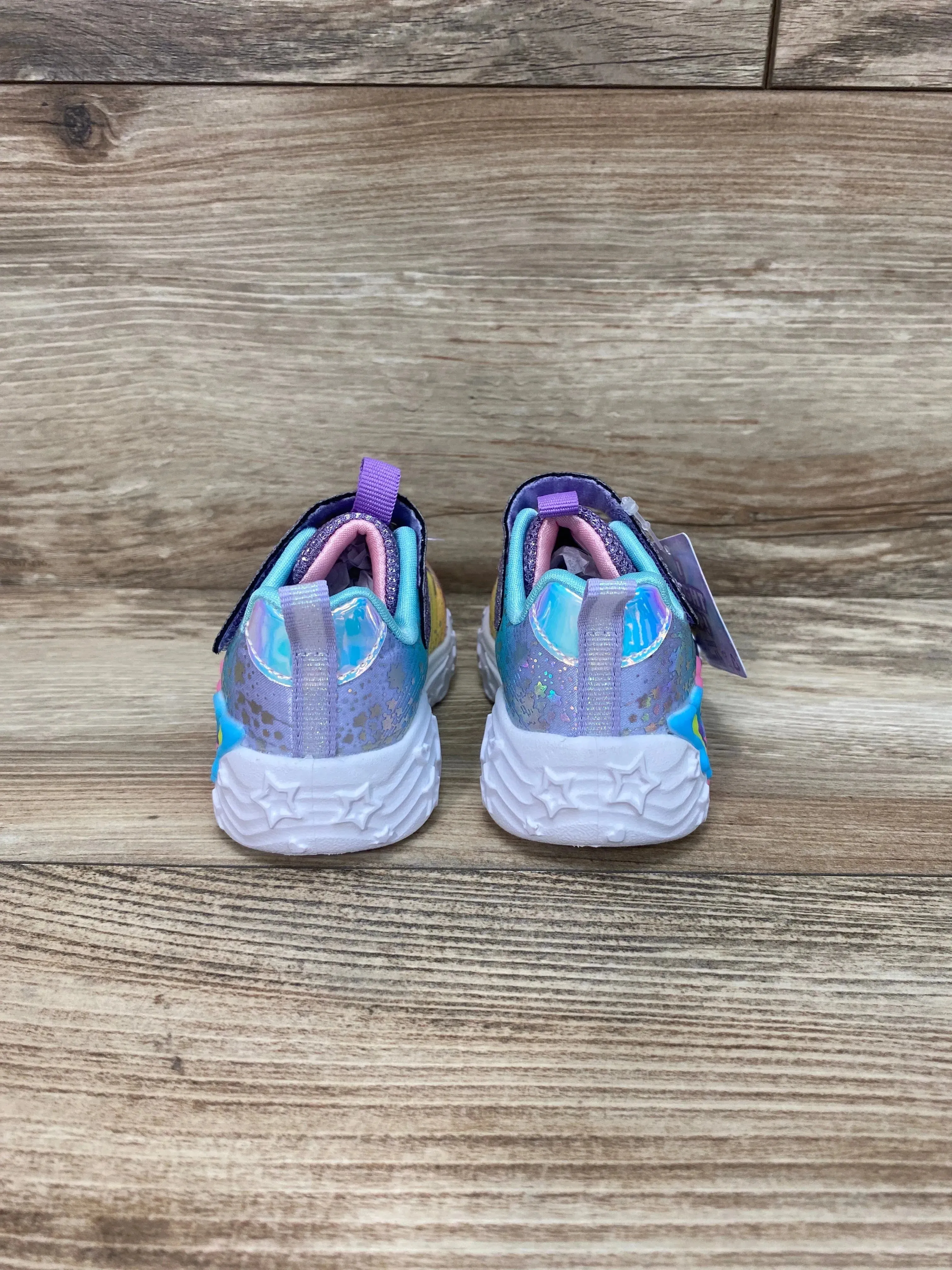 NEW Skechers Unicorn Charmer - Lil Stellar Light Up Sneakers Purple Sz 5c-