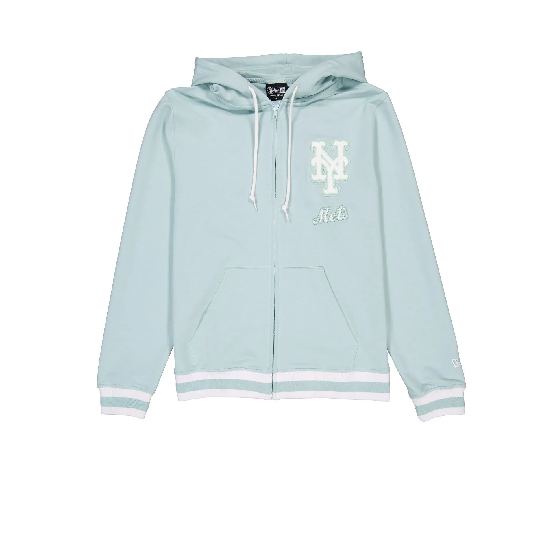 New York Mets Minty Breeze Logo Select Hoodie Full-Zip