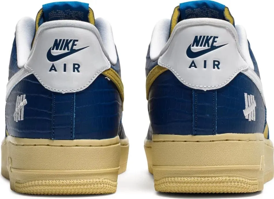 Nike Air Force 1 Low SP Undefeated 5 On It Blue Yellow Croc