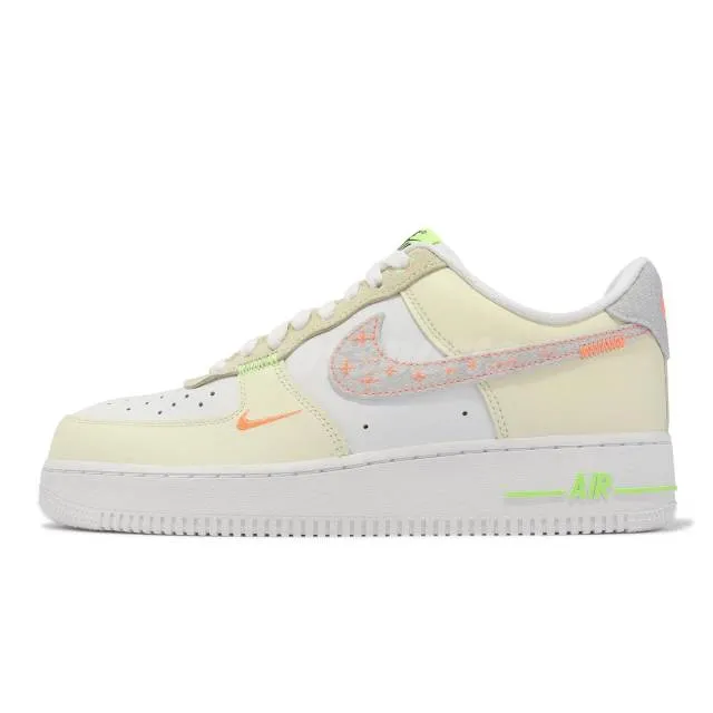 Nike Air Force 1 Low White Tan Neon