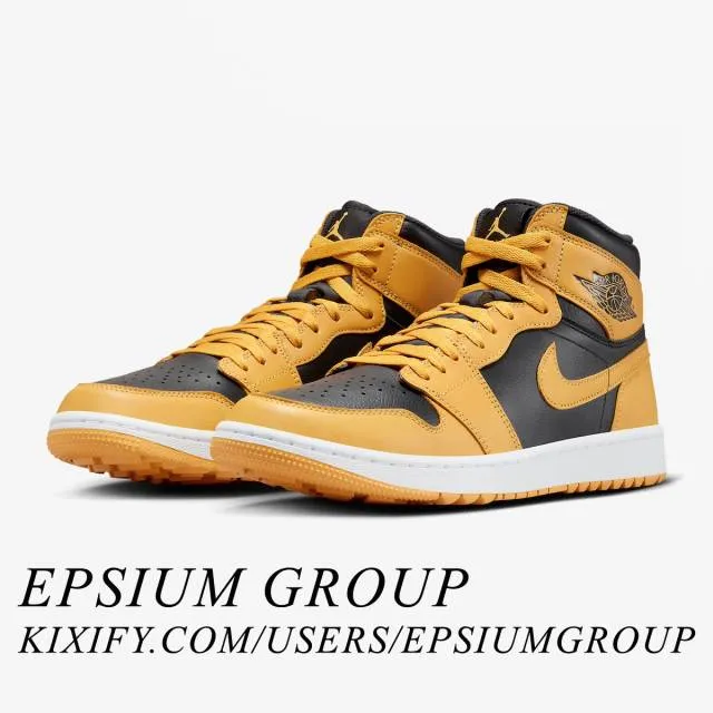 Nike Air Jordan 1 High Golf (Pollen/ Yellow/ Pollen/ Bla...