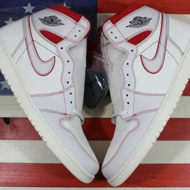 Nike Air Jordan 1 High OG Off-White/Red/Phantom Retro Sh...