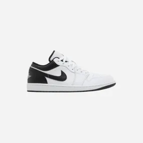 NIKE  AIR JORDAN 1 LOW BLACK WHITE