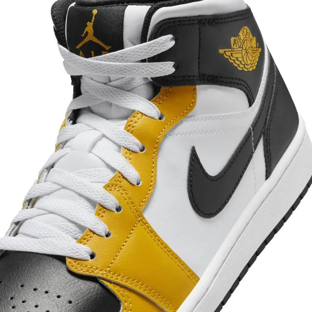 Nike Air Jordan 1 Mid (Yellow Ochre/ Yellow Ochre/ Black...