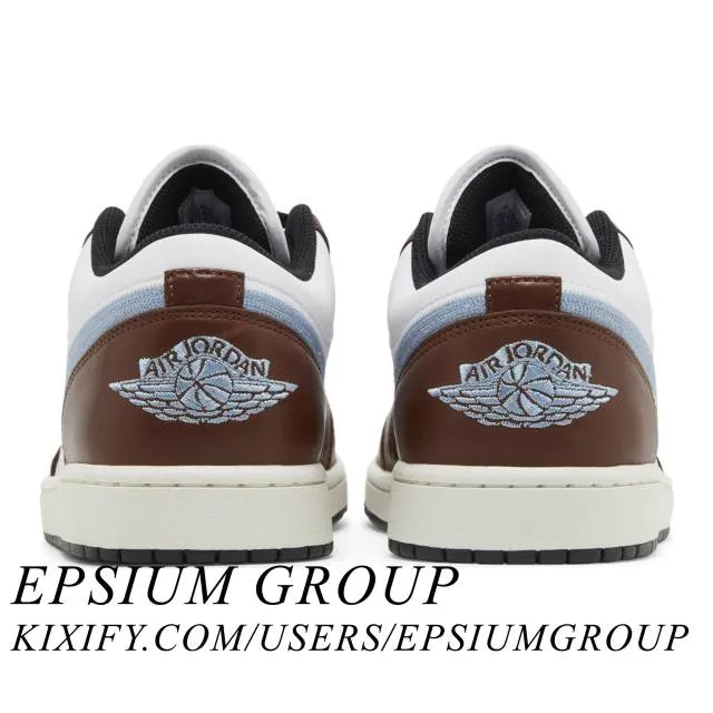 Nike Air Jordan 1 Retro Low SE (Brown Blue Grey/ Brown/ ...