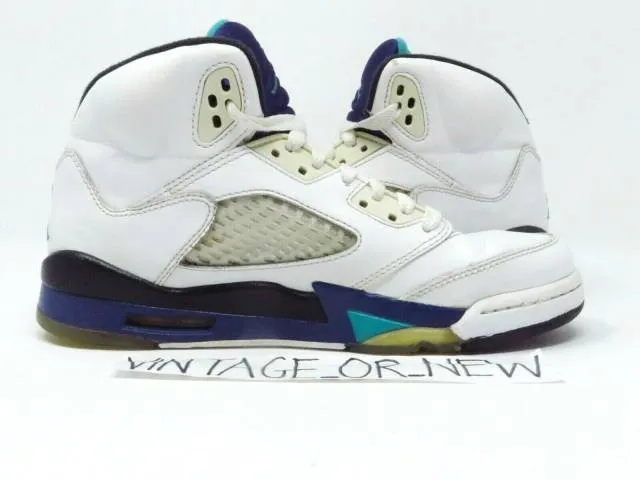 Nike Air Jordan V 5 Grape Retro 2013 BG GS 440888-108 sz 5Y