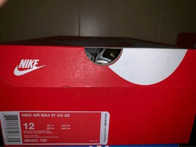 Nike Air Max 97 Metallic Gold QS DS