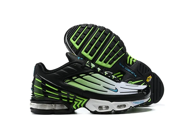 Nike Air Max Plus 3 Black White Green Blue CD7005-034