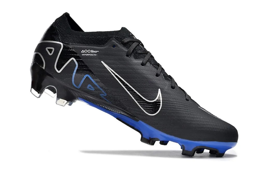 Nike Air Zoom Mercurial Vapor 15 Elite FG Shadow Pack - Black/Chrome/Hyper Royal