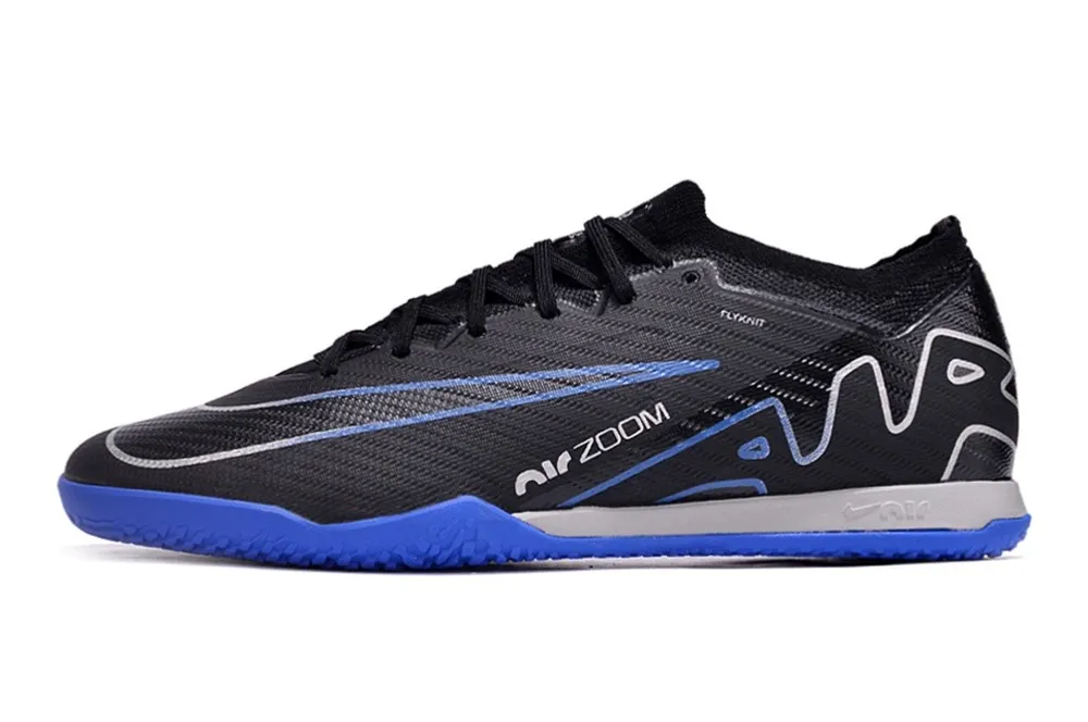 Nike Air Zoom Mercurial Vapor 15 Elite Indoor Shadow Pack - Black/Chrome/Hyper Royal