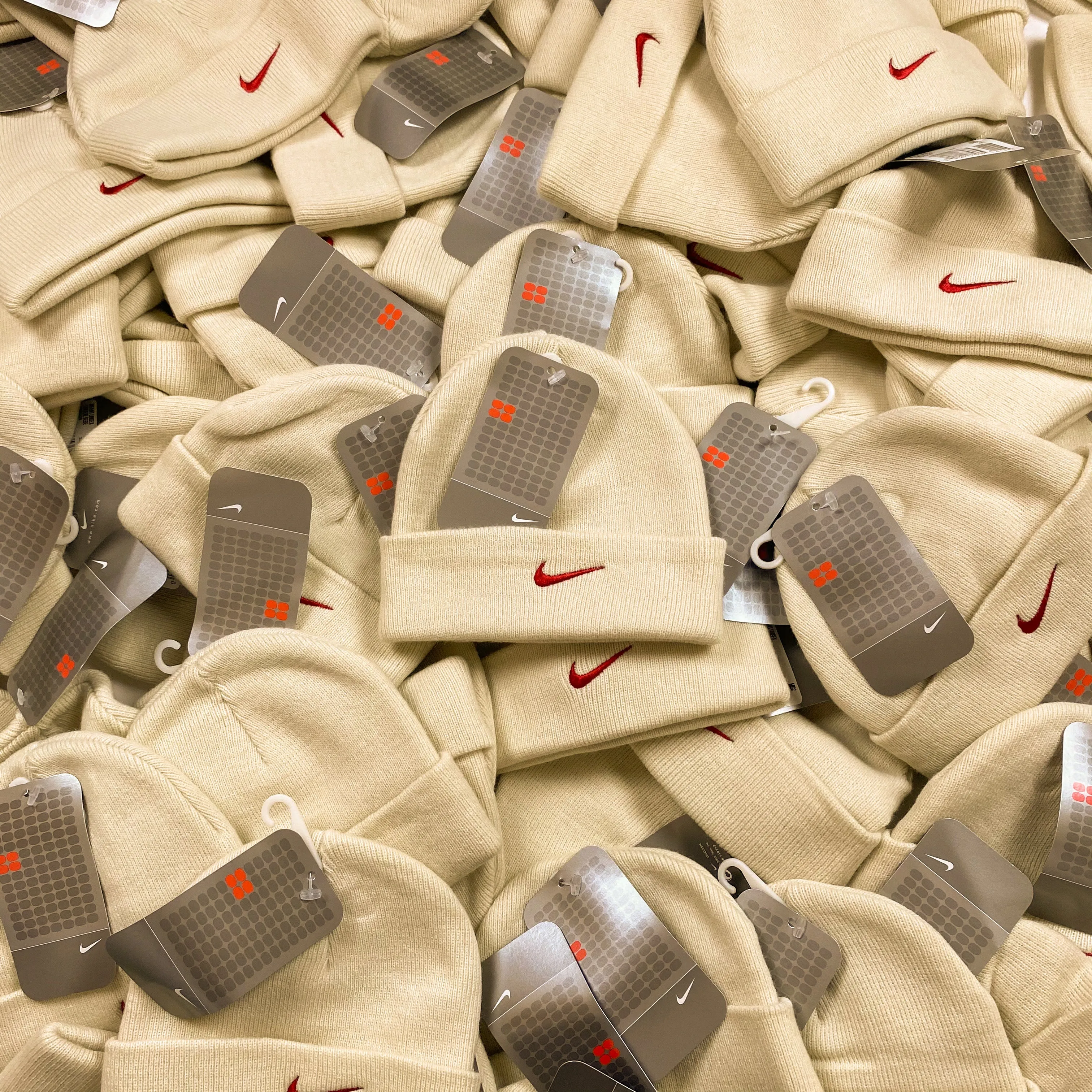 Nike Beanie Hat in Light Brown