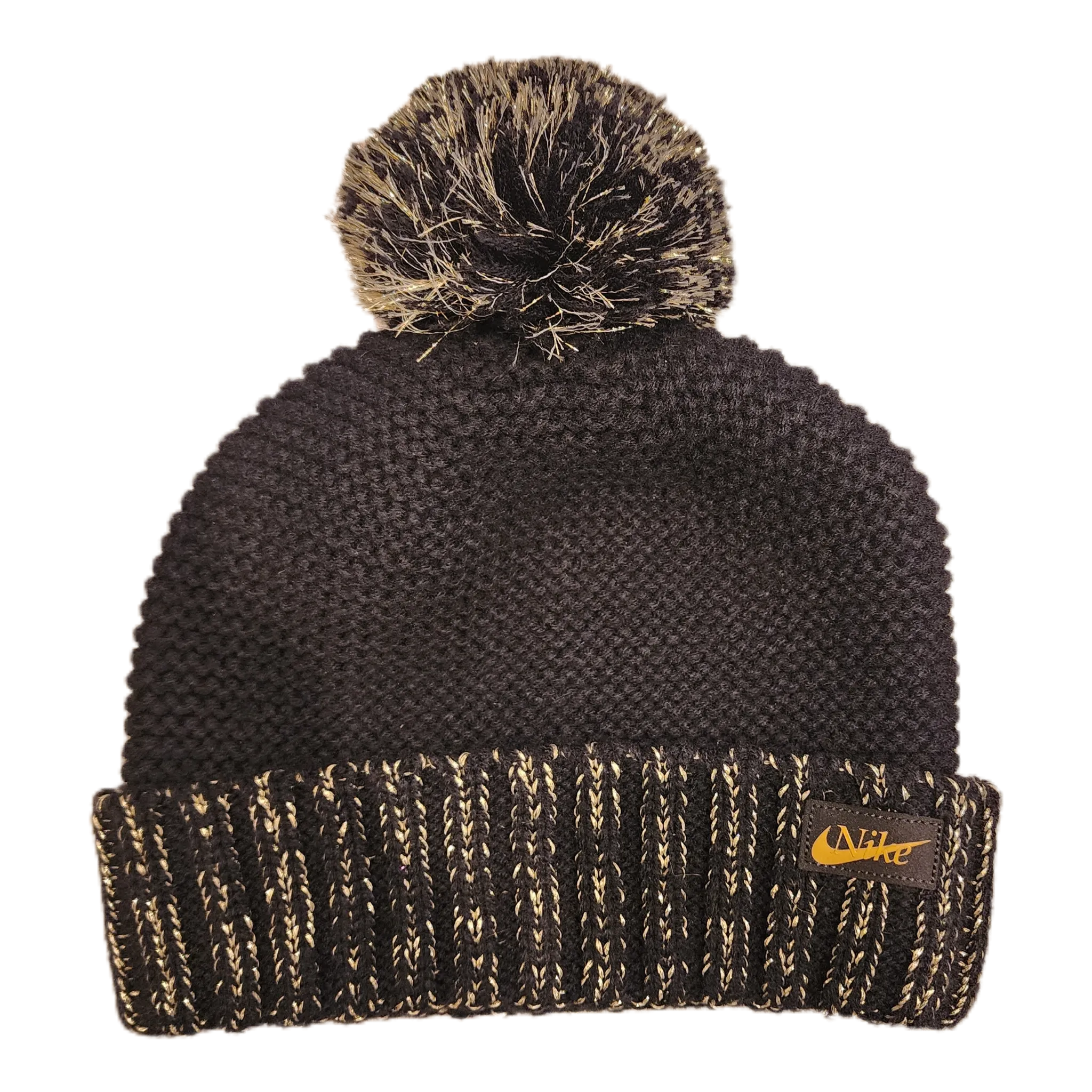 Nike - Black and Gold Beanie