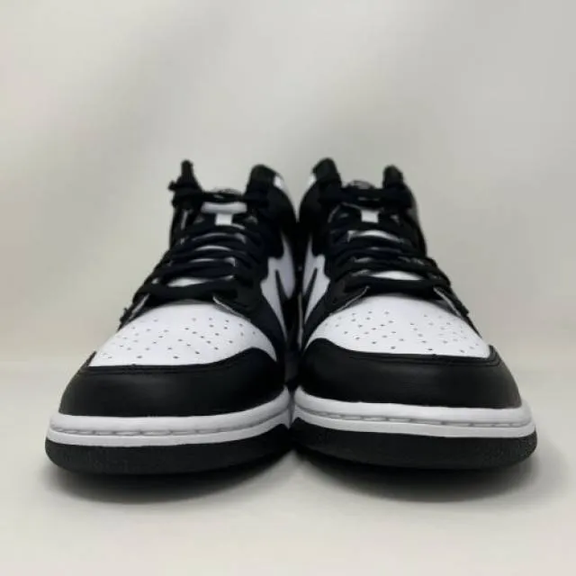 Nike dunk hi high retro panda black white 2021 men's size 10.5 wms 12 dd1399-105