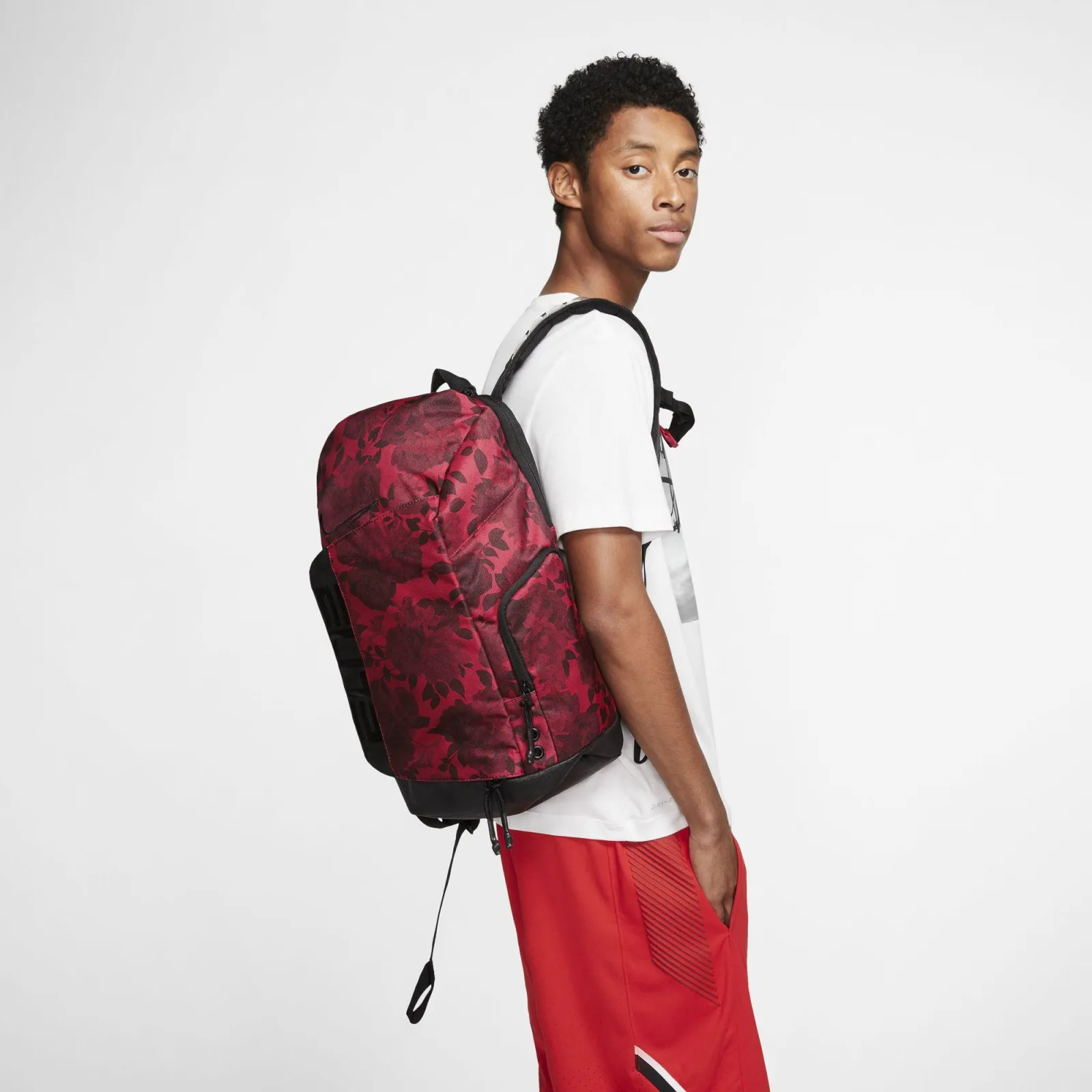 Nike Elite Pro Printed Backpack ''University Red''