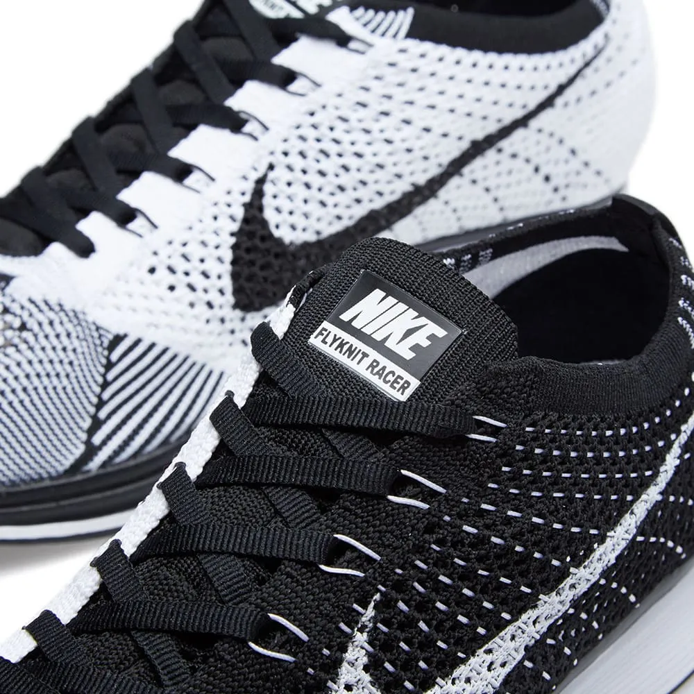 Nike Flyknit RacerBlack & White