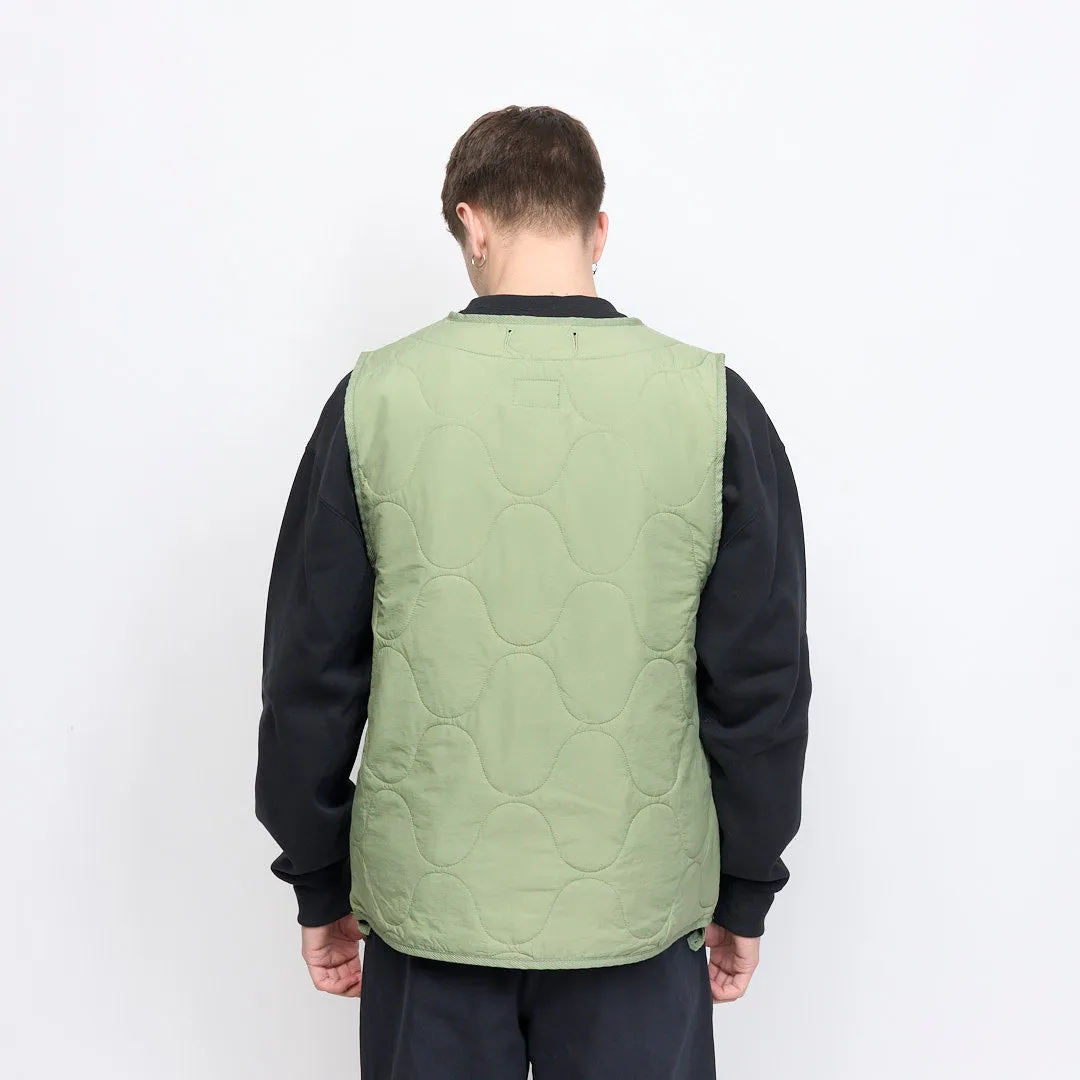 Nike Life - Nylon Women Insulated Military Vest (Oil Green/White)