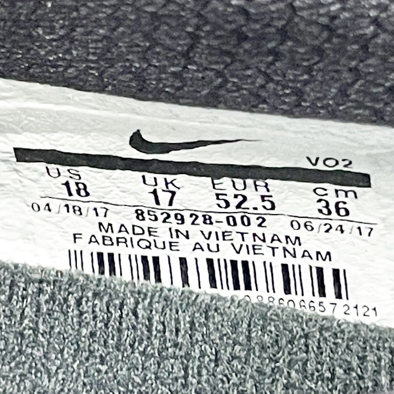 Nike Mens Metcon 3 852928-002 Black Running Shoes Sneakers Size 18
