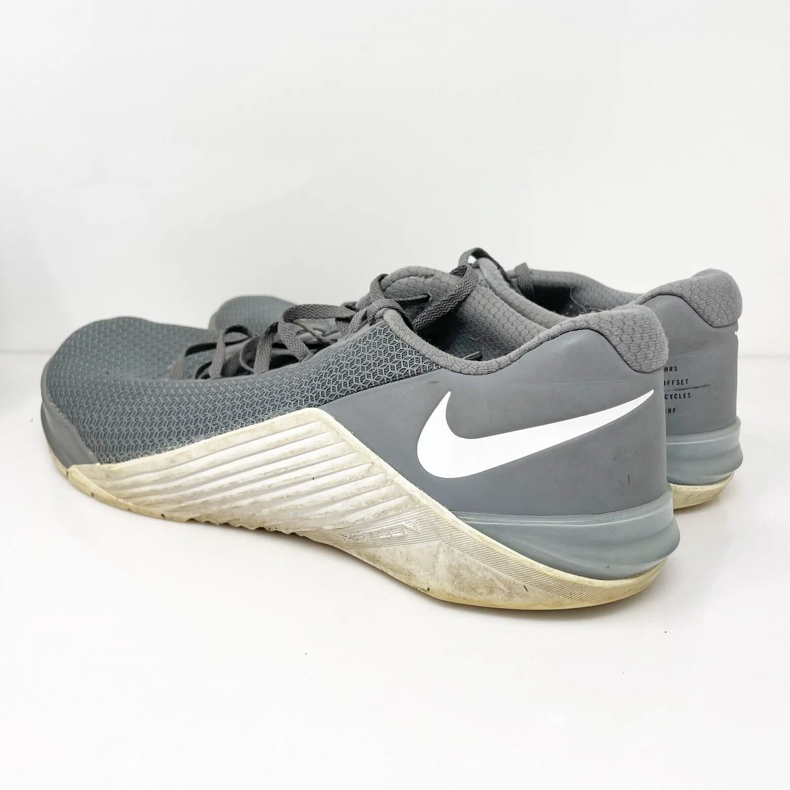 Nike Mens Metcon 5 AQ1189-091 Gray Running Shoes Sneakers Size 13