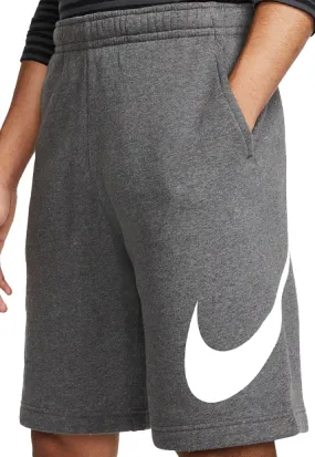 nike Nike Mens Club  Sweat Shorts Grey BV2721 071 