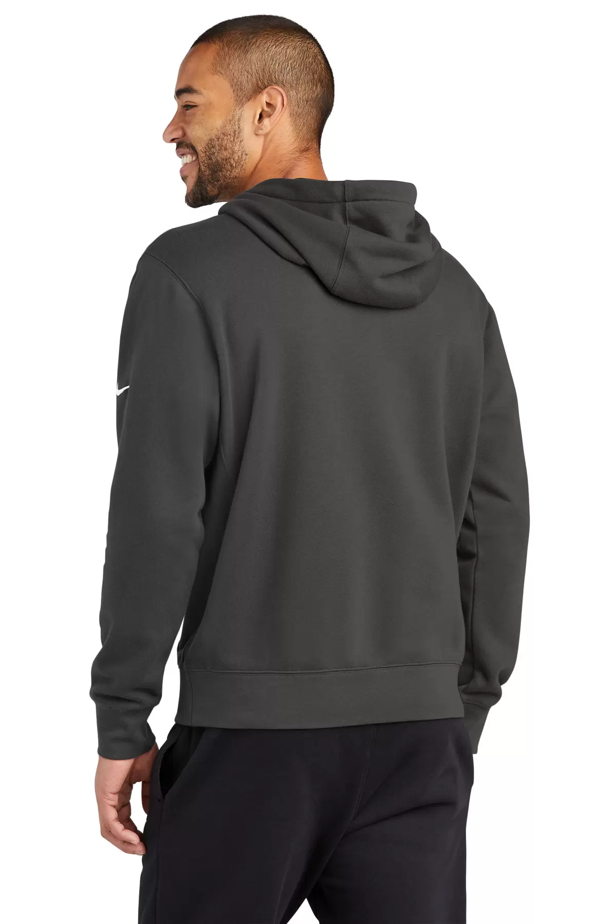 Nike NKDR1499  Club Fleece Sleeve Swoosh Pullover Hoodie SKU: NKDR1499