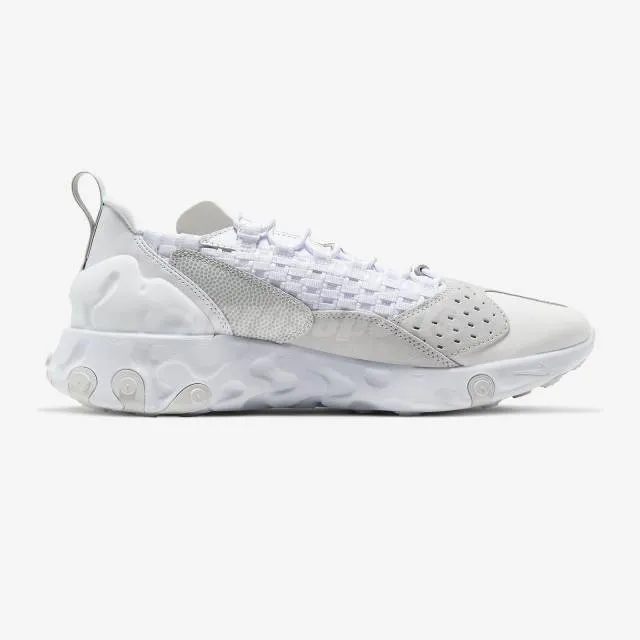 Nike React Sertu White Photon Dust Suede Woven Men Lifes...