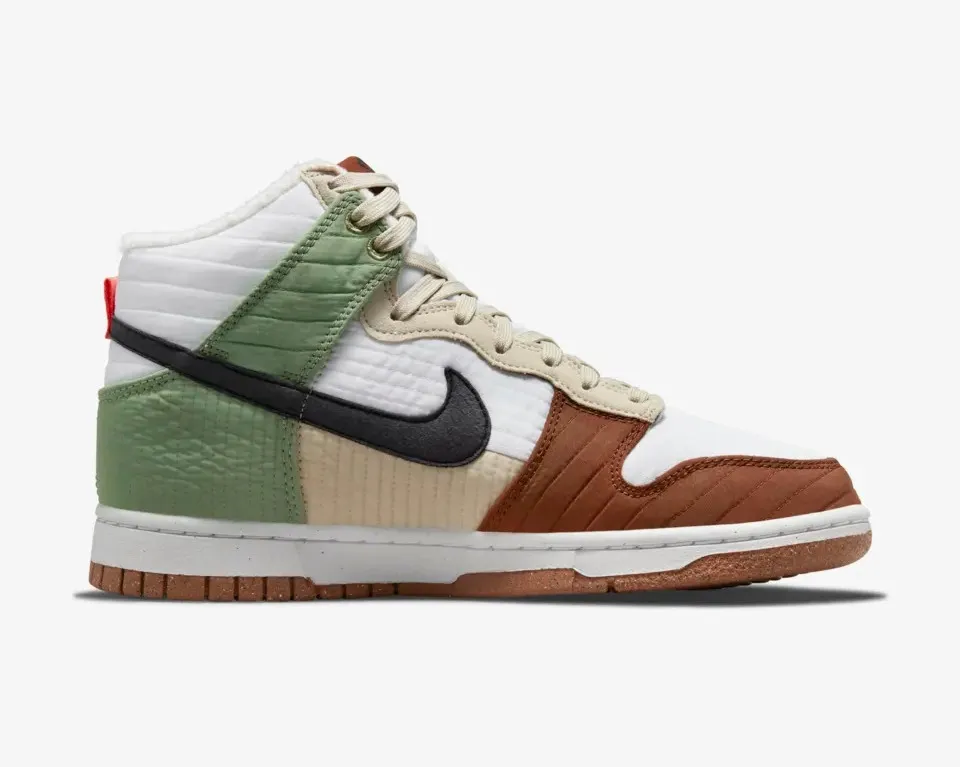 Nike SB Dunk High LX Toasty Next Nature Summit White Black Oil Green DN9909-100