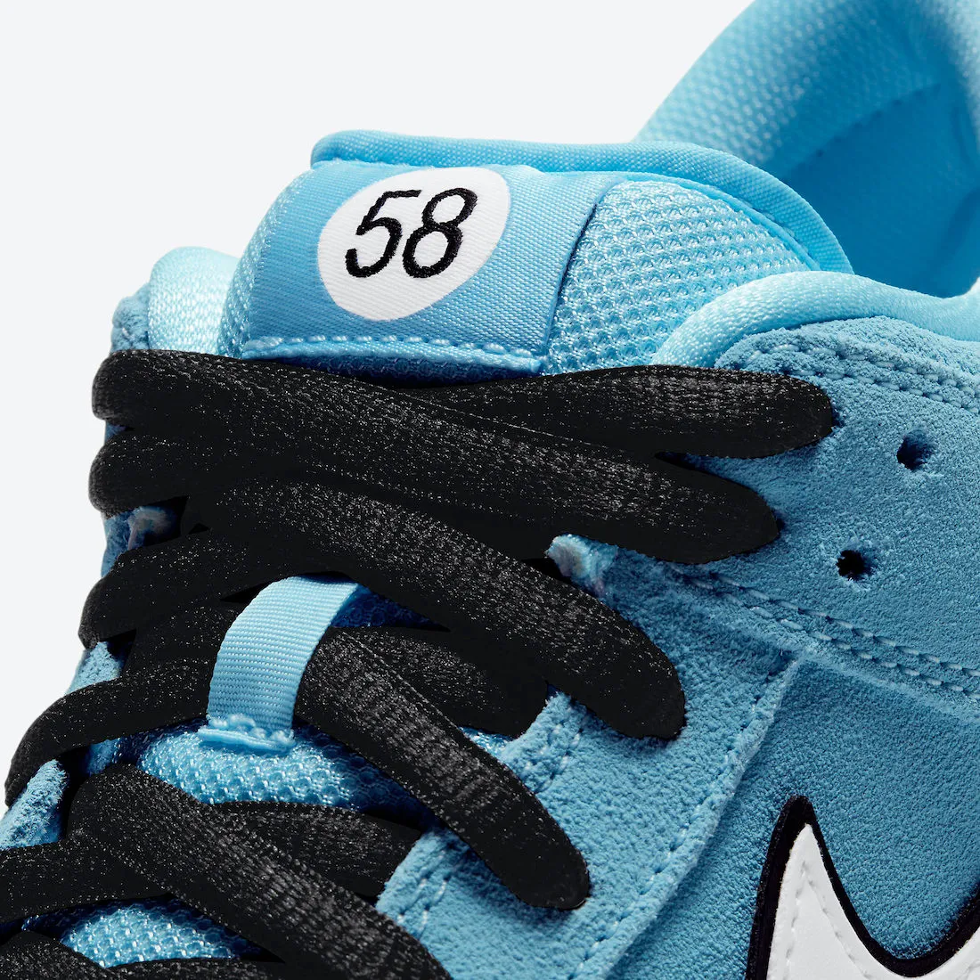 Nike SB Dunk Low Club 58 Gulf Blue Chill Safety Orange Black White BQ6817-401