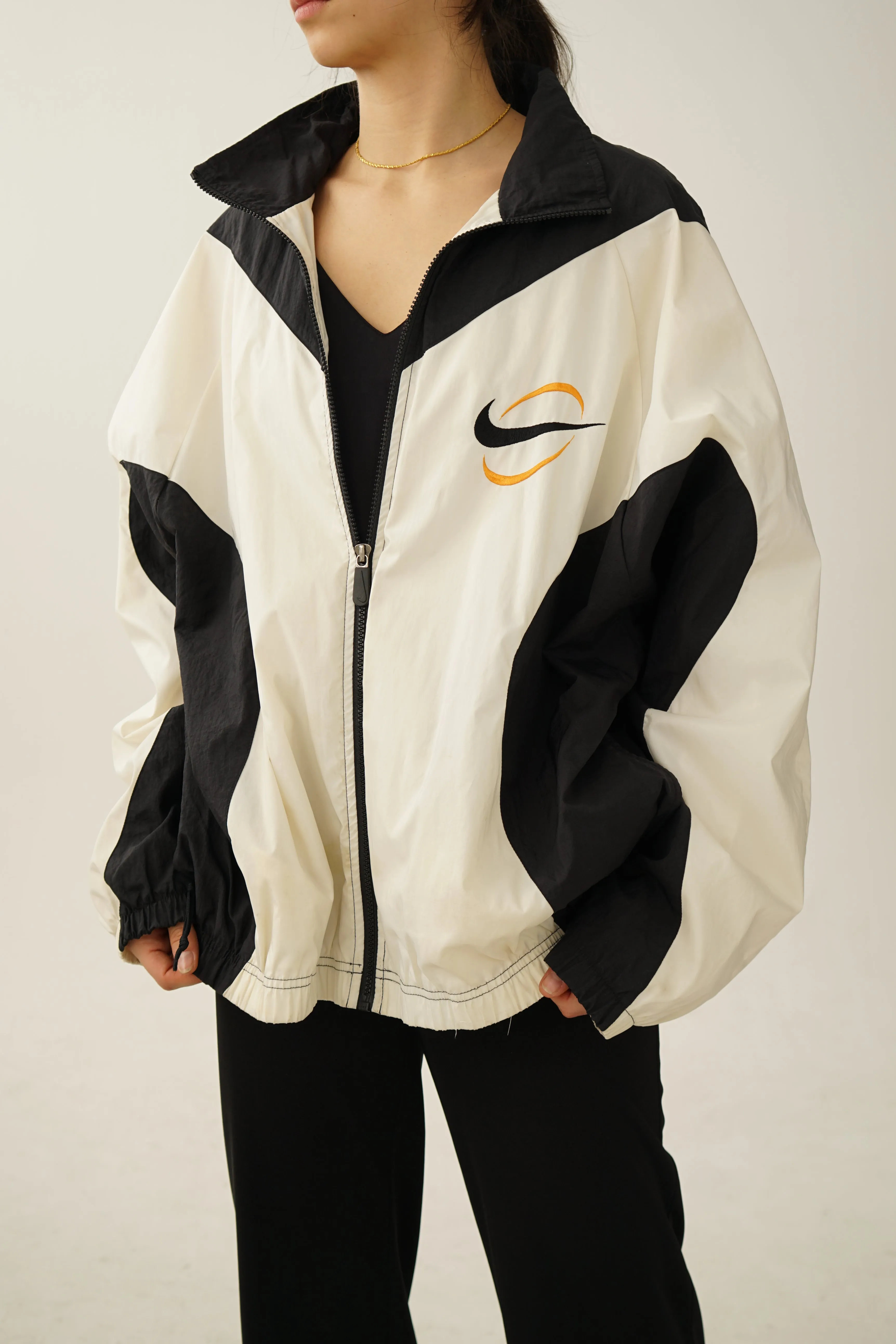 Nike vintage white tag windbreaker XL