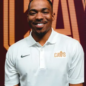 Nike White New CAVS Victory Polo