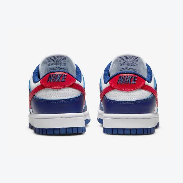 Nike Women's Dunk Low (USA/ White/ Royal/ University Red...