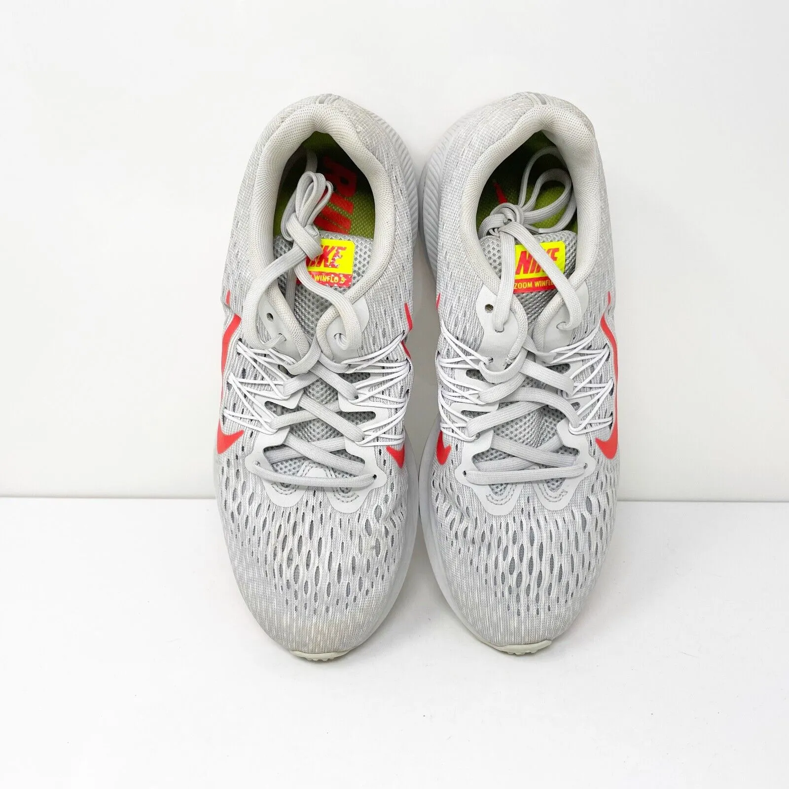 Nike Womens Zoom Winflo 5 AA7414-005 Gray Running Shoes Sneakers Size 8.5