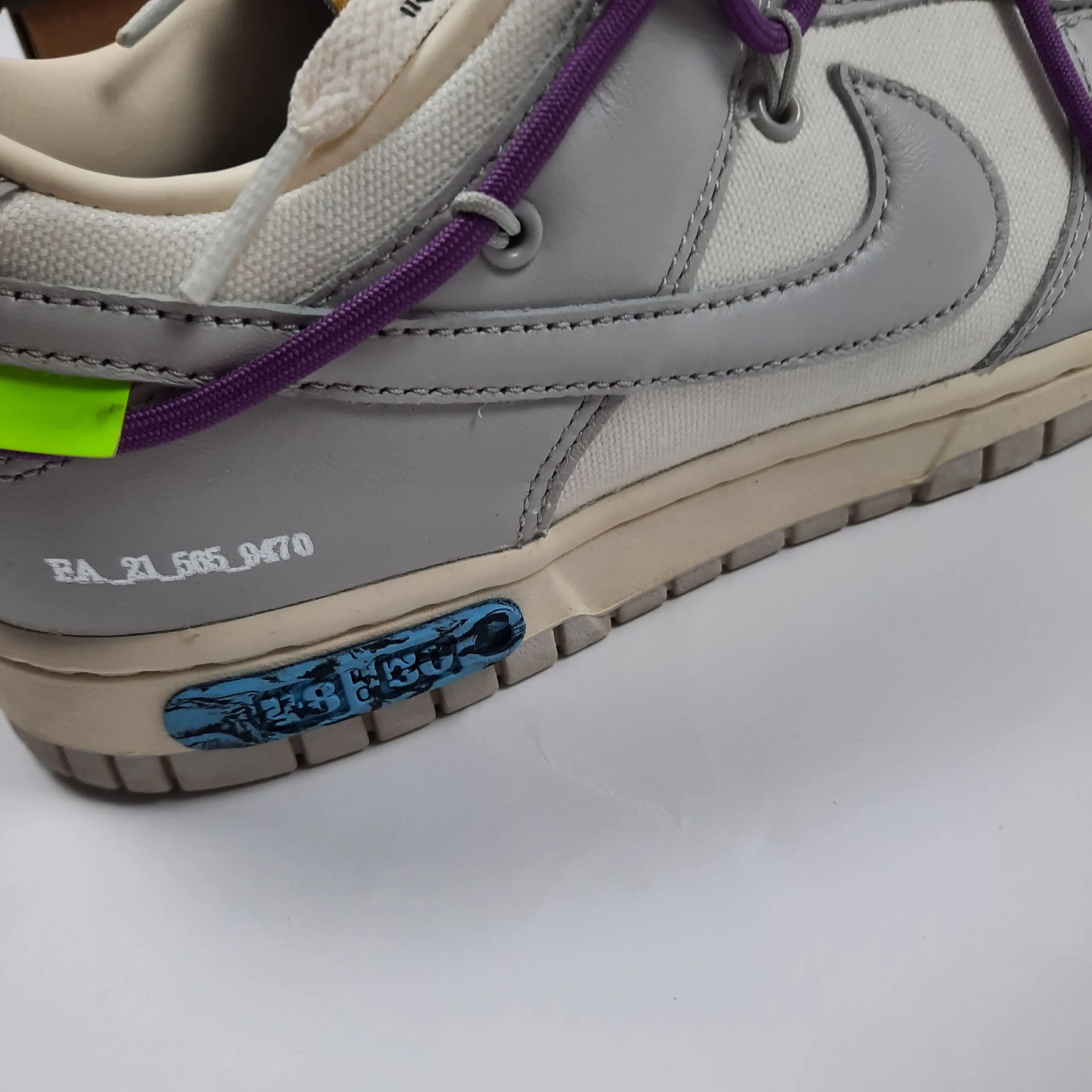 Nike x Off-White Dunk Low Lot 48 - Authentic Luxury Designer