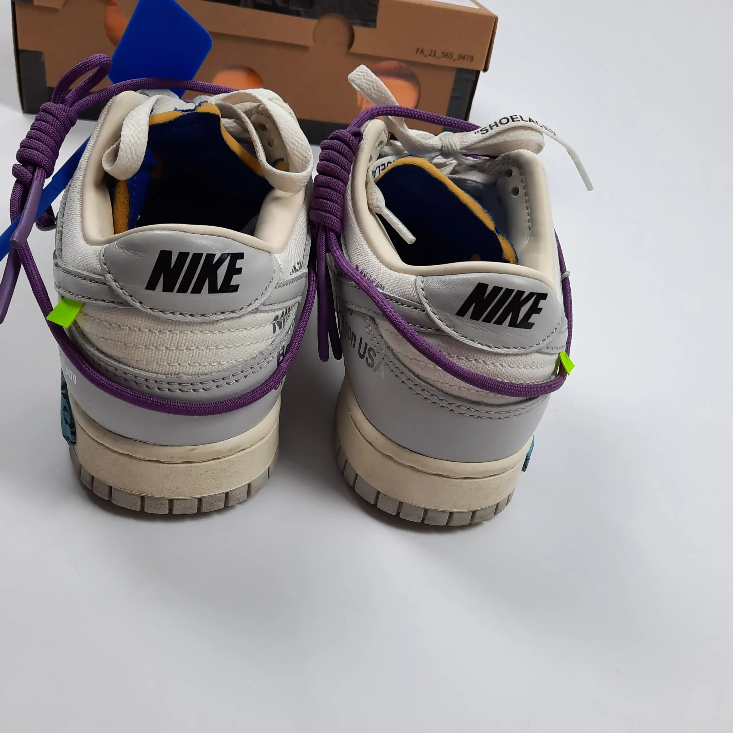 Nike x Off-White Dunk Low Lot 48 - Authentic Luxury Designer