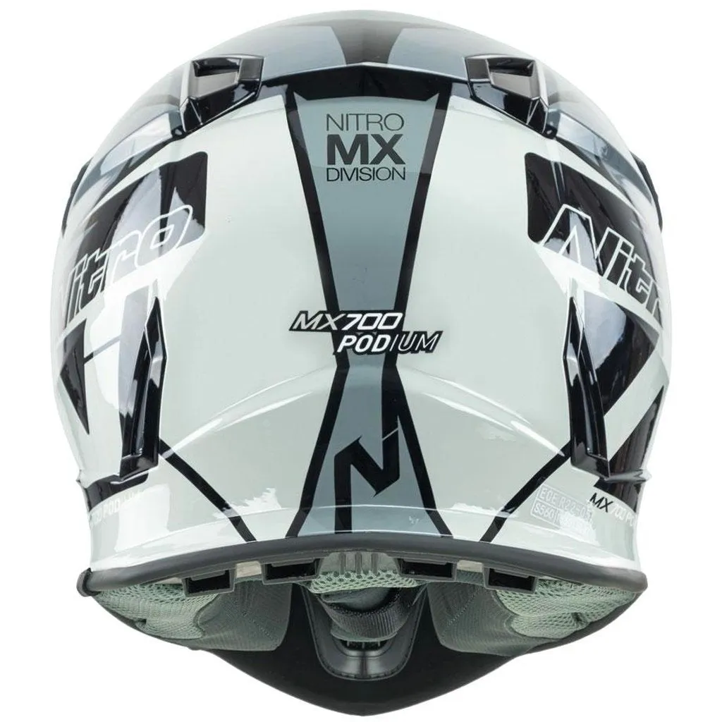 Nitro - MX700 Black/Grey Helmet