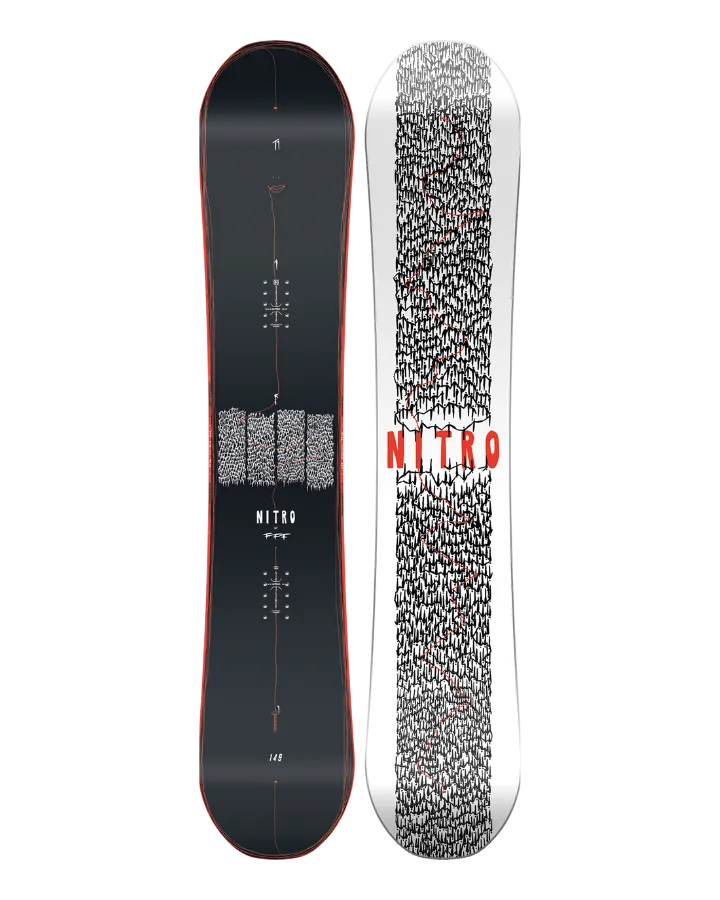 Nitro T1 Snowboard 2024 | Snowboards Mens | Snow Skiers Warehouse