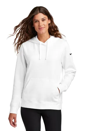 NKFD9889 Nike Women's Club Fleece Sleeve Swoosh Pullover Hoodie