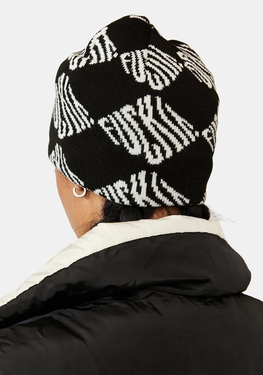 Noir Fuck It Beanie-