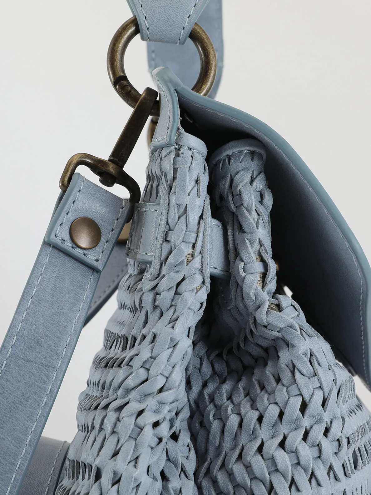 NOLITA 09 - Blue Leather Handle Bag