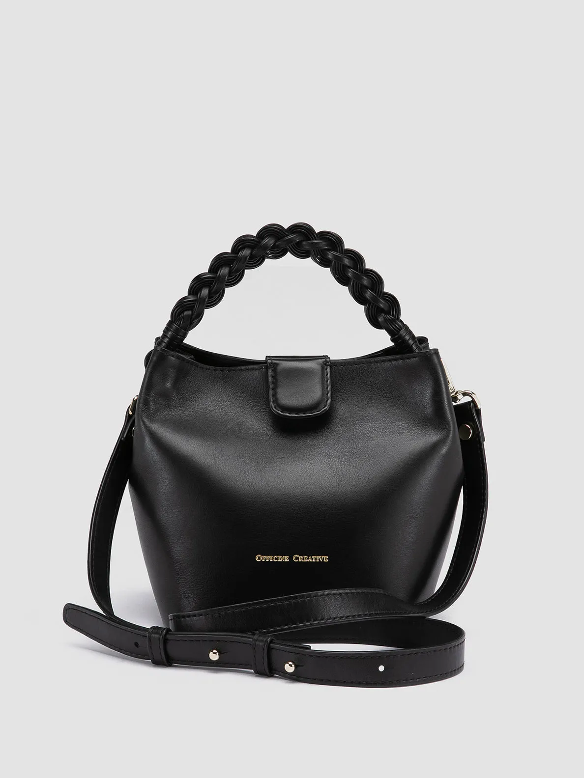 NOLITA WOVEN 227 - Black Leather Handle Bag