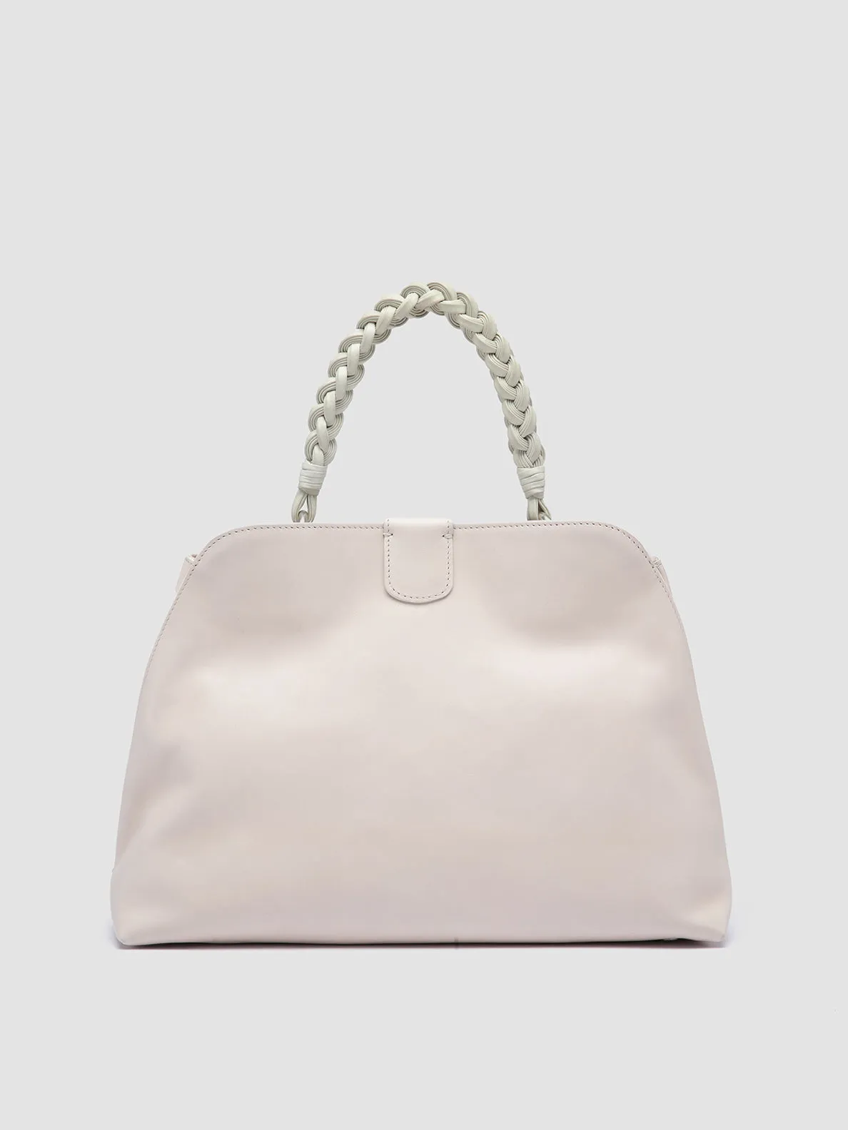 NOLITA WOVEN 229 - White Leather Handle Bag