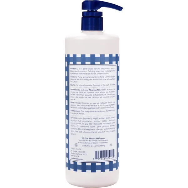Noodle & Boo Newborn 2-in-1 Hair and Body Wash, Crème Douce