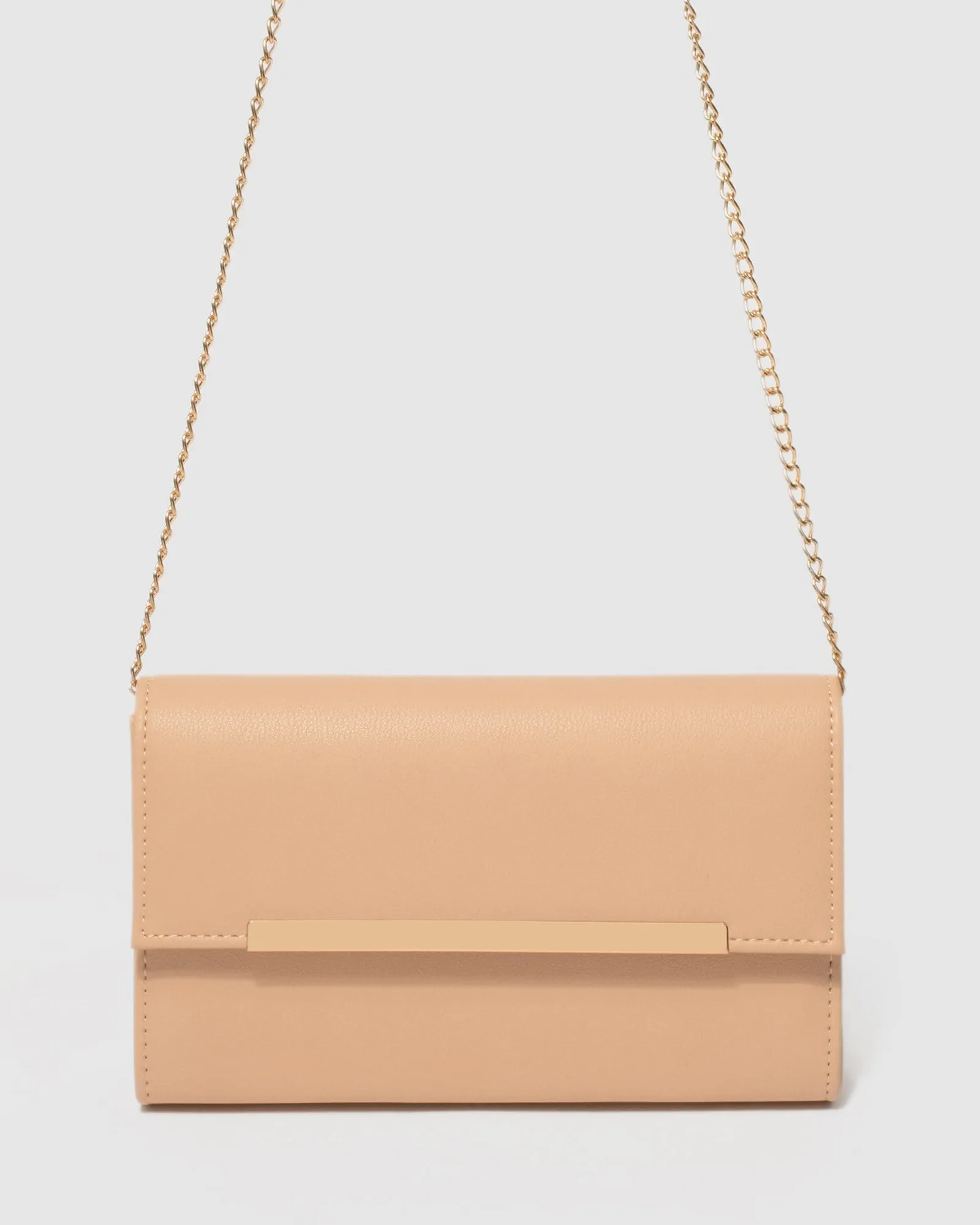 Nude Harriet Clutch Bag