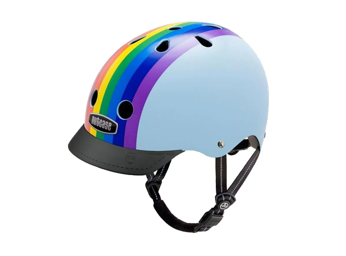 Nutcase Rainbow Sky Street Urban Helmet - Blue-Rainbow