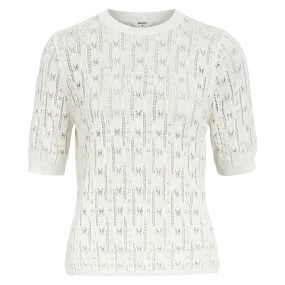 Object Pippa Short Sleeve O-Neck Knit Pullover