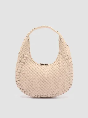 OC CLASS 057 Mignon - Taupe Leather Hobo Bag